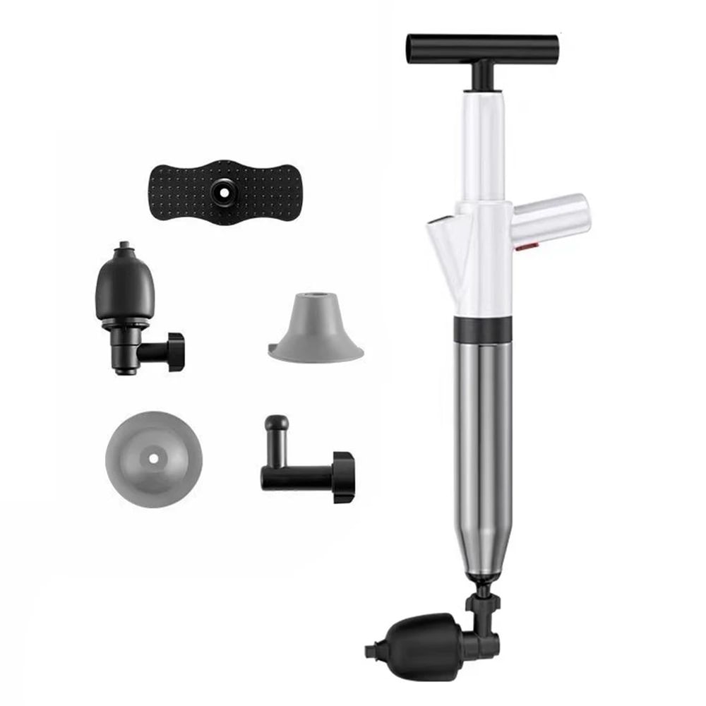 HighPressure Drain Plunger For Toilets Sinks Showers 8