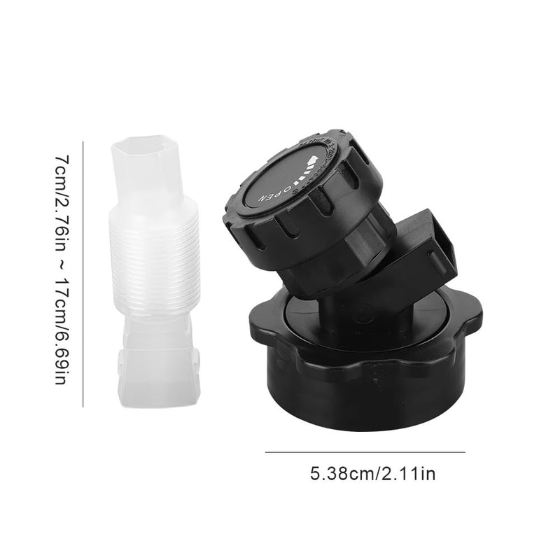 Portable Camping Water Jug Faucet With Flexible Extender Hose 15 PCS 2