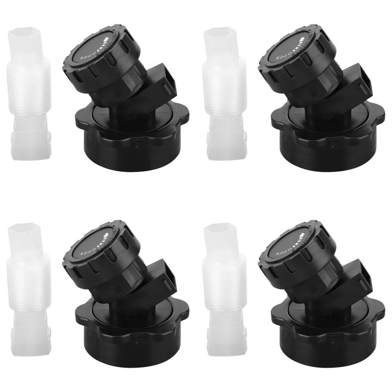 Portable Camping Water Jug Faucet With Flexible Extender Hose 15 PCS 9