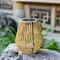 Solar Rattan Outdoor Lantern With Handle Waterproof Hanging Standing Garden Light 3