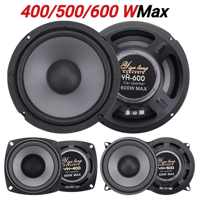 Universal 46 Inch Car HiFi Coaxial Speakers FullRange Stereo Sound Upgrade 0