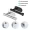 NoDrill Stainless Steel WallMounted Toilet Paper Holder 0