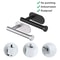 NoDrill Stainless Steel WallMounted Toilet Paper Holder 0