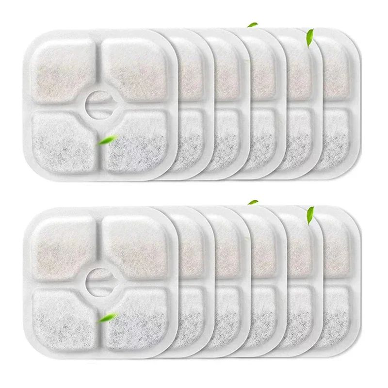 TripleLayer Cat Water Fountain Filter Replacements For PIXI Fresh Clean Water 6Pack Or 12Pack 7