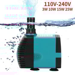 ultra-quiet submersible aquarium water pump with filter (3w–25w)