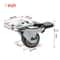 Soft Rubber Swivel Furniture Caster Wheels 4Pack Universal Rolling Casters For Furniture Carts 2