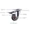 Soft Rubber Swivel Furniture Caster Wheels 4Pack Universal Rolling Casters For Furniture Carts 5