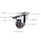 Soft Rubber Swivel Furniture Caster Wheels 4Pack Universal Rolling Casters For Furniture Carts 5