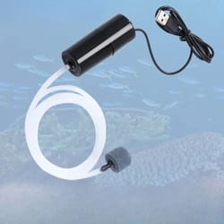 portable usb aquarium oxygen pump – mini silent air oxygenator for fish tanks & outdoor fishing