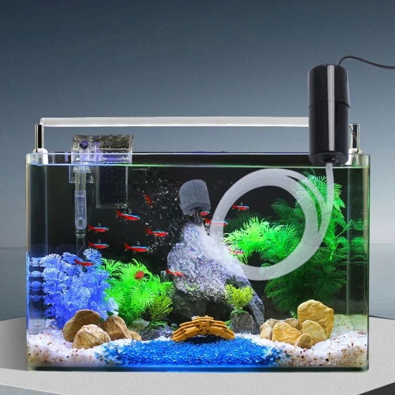Portable USB Aquarium Oxygen Pump Mini Silent Air Oxygenator For Fish Tanks Outdoor Fishing 5