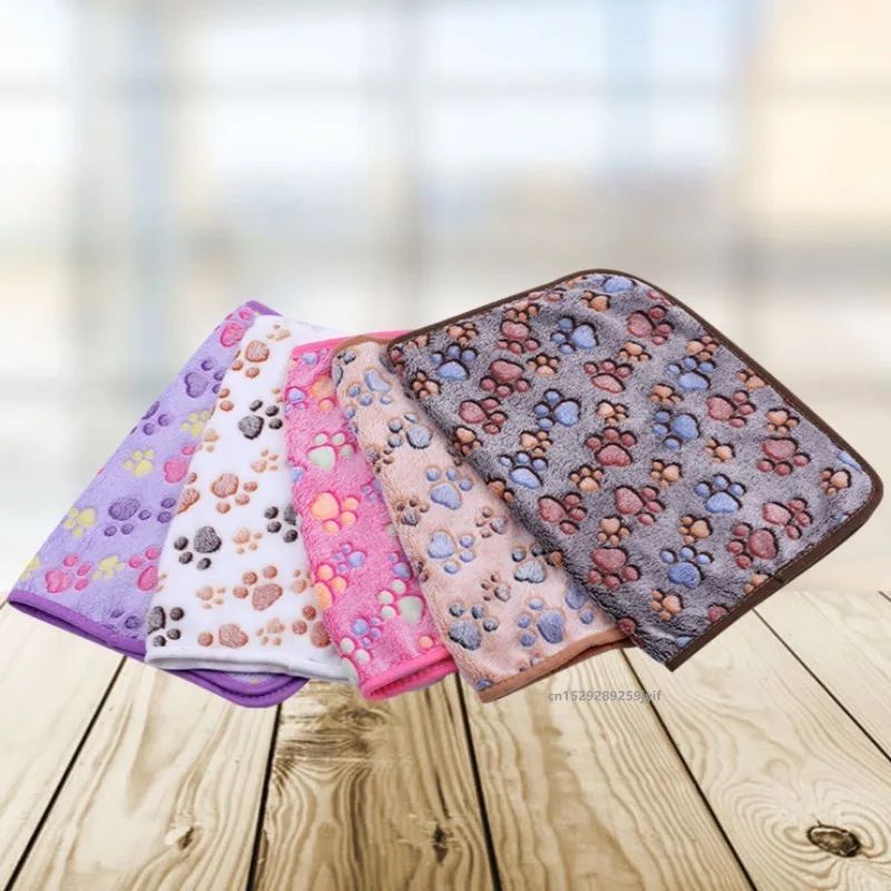 UltraSoft Plush Pet Blanket For Dogs Cats Cozy Cartoon Winter Pet Mat 4