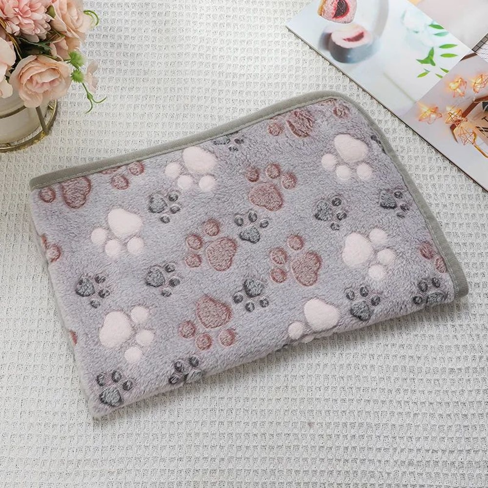 UltraSoft Plush Pet Blanket For Dogs Cats Cozy Cartoon Winter Pet Mat 11