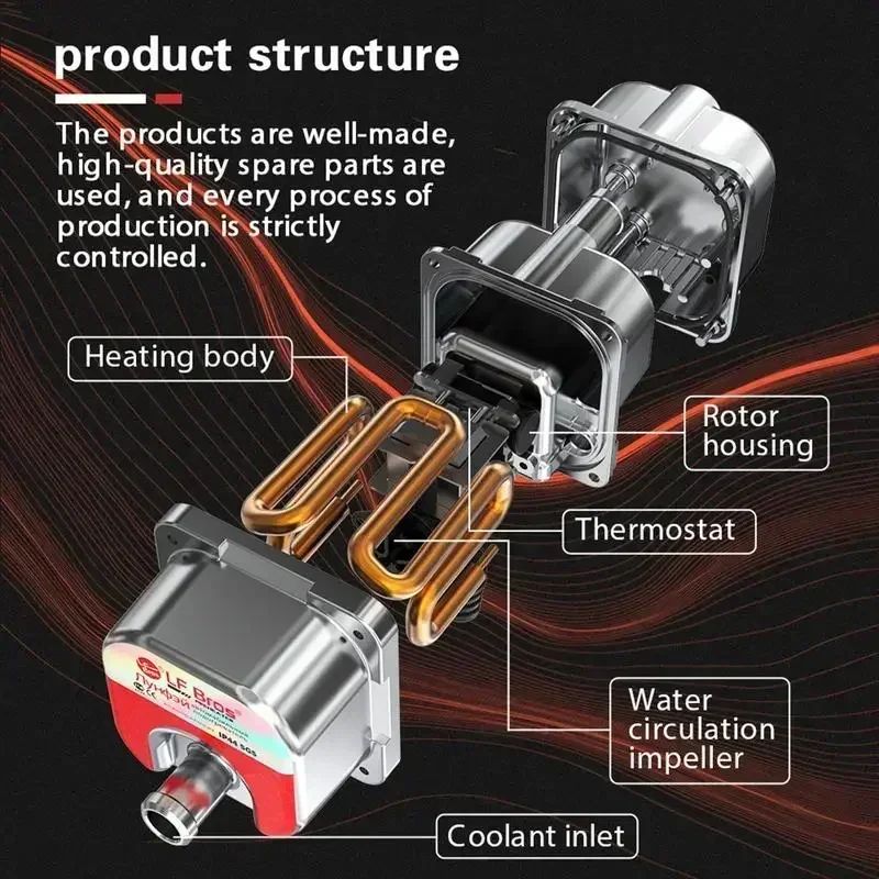 HighPerformance 3000W Diesel Engine Coolant Heater For Cars Trucks 220V 4