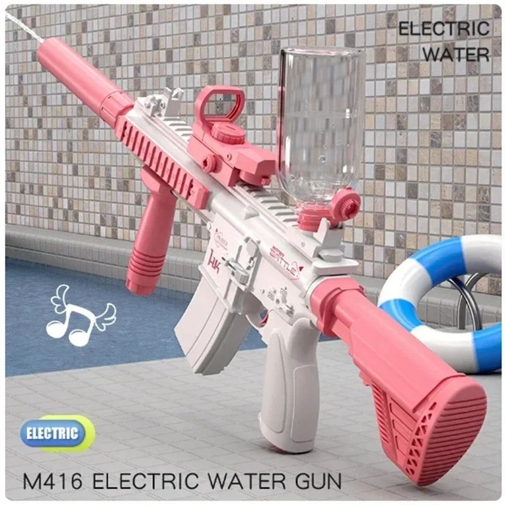 AquaStrike Pro M416 Electric Water Gun Fully Automatic Rechargeable Blaster For Kids Teens 1