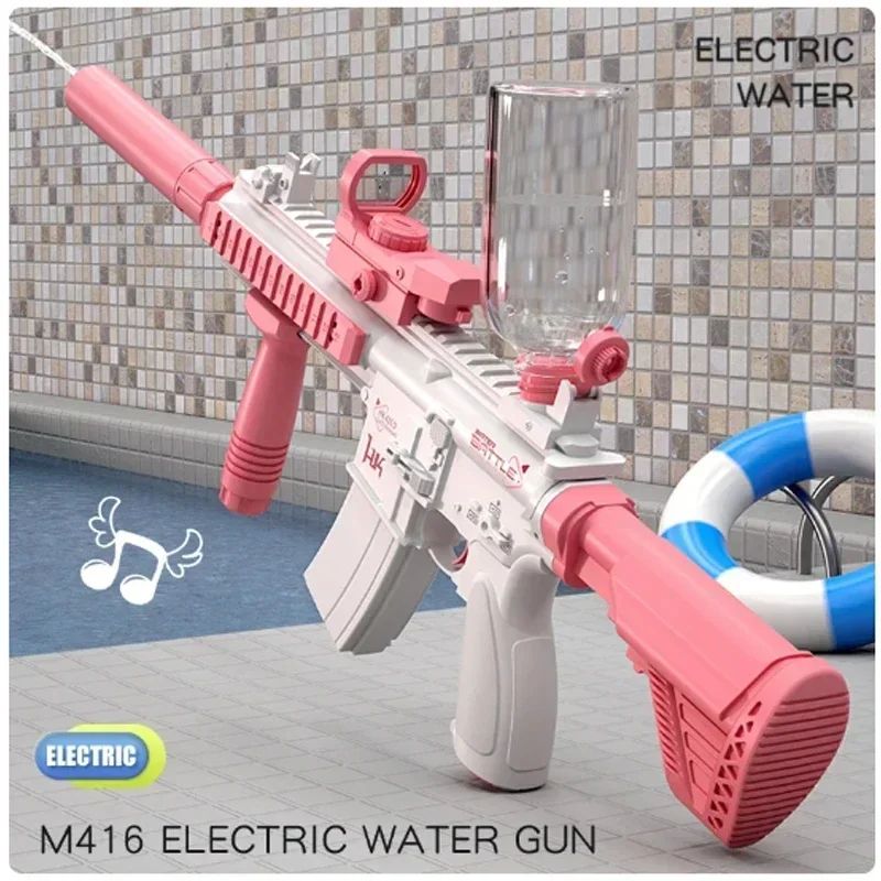 AquaStrike Pro M416 Electric Water Gun Fully Automatic Rechargeable Blaster For Kids Teens 1