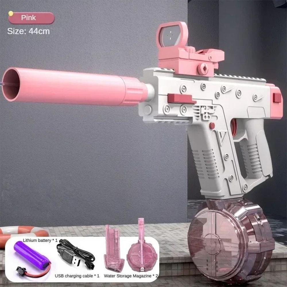 AquaStrike Pro M416 Electric Water Gun Fully Automatic Rechargeable Blaster For Kids Teens 10