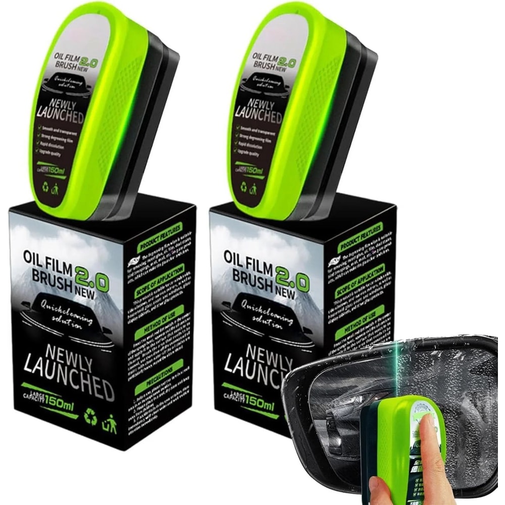 Car Glass Oil Film Remover Wipe Crystal Clear Windshield Window Cleaner 0