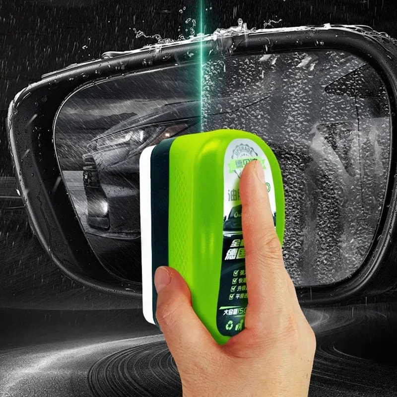 Car Glass Oil Film Remover Wipe Crystal Clear Windshield Window Cleaner 1
