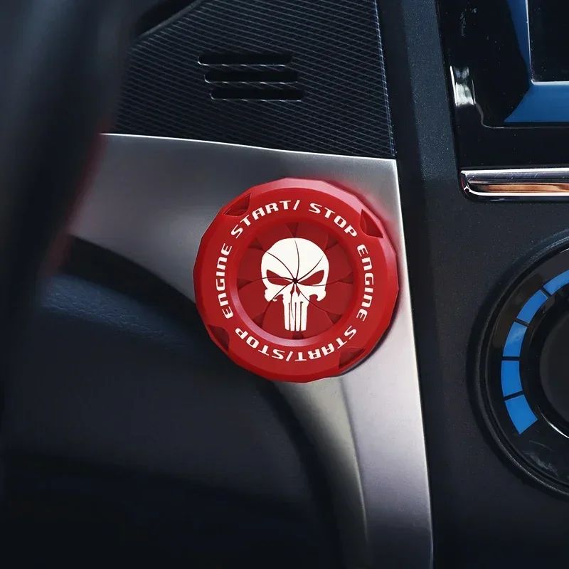 Car Engine Start Button Cover Ring Stylish Ignition Protection For Car Motorcycle Interiors 10