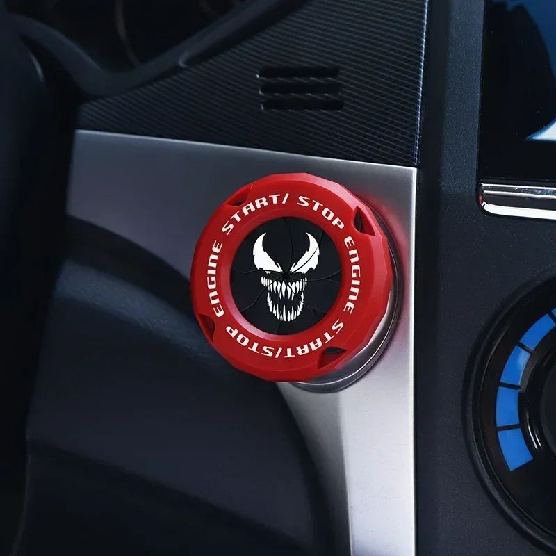 Car Engine Start Button Cover Ring Stylish Ignition Protection For Car Motorcycle Interiors 13