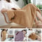 USB Rechargeable Winter Warming Flannel Electric Blanket With Pocket Portable Heated Knee Hand Wa 1