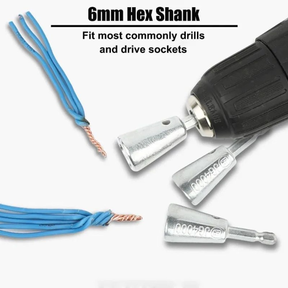 Electric Drill Wire Twisting Tool Fast Secure Cable Connector For Electricians DIY Projects 3