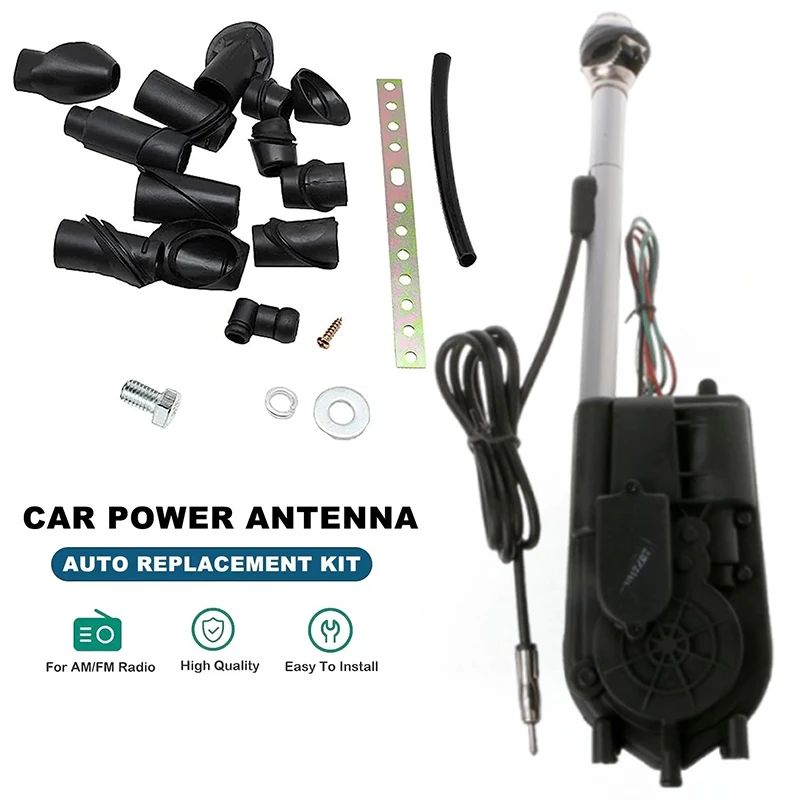 Mercedes Power Antenna Replacement Kit 12V AMFM Exterior Aerial For W140 W126 W124 W201 0