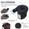 RapidFlow Portable Electric Air Pump HighPressure Fast Inflator Deflator 1