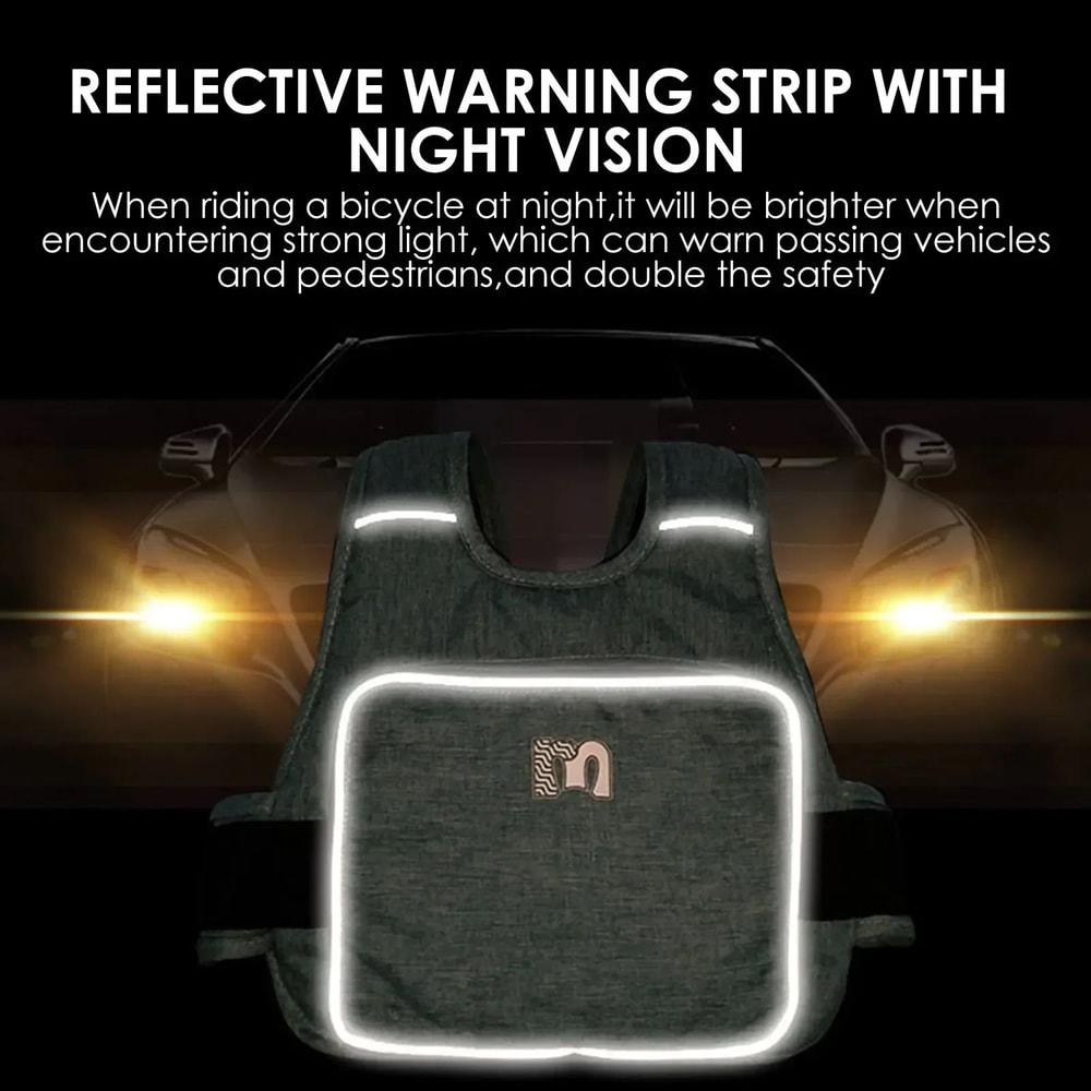 Universal Kids Motorcycle Safety Belt With Adjustable Harness Reflective Grab Handle 2