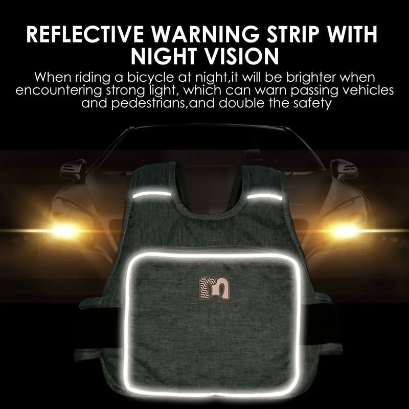 Universal Kids Motorcycle Safety Belt With Adjustable Harness Reflective Grab Handle 2