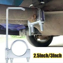 heavy-duty 2.5 inch exhaust clamp with hanger for secure muffler support