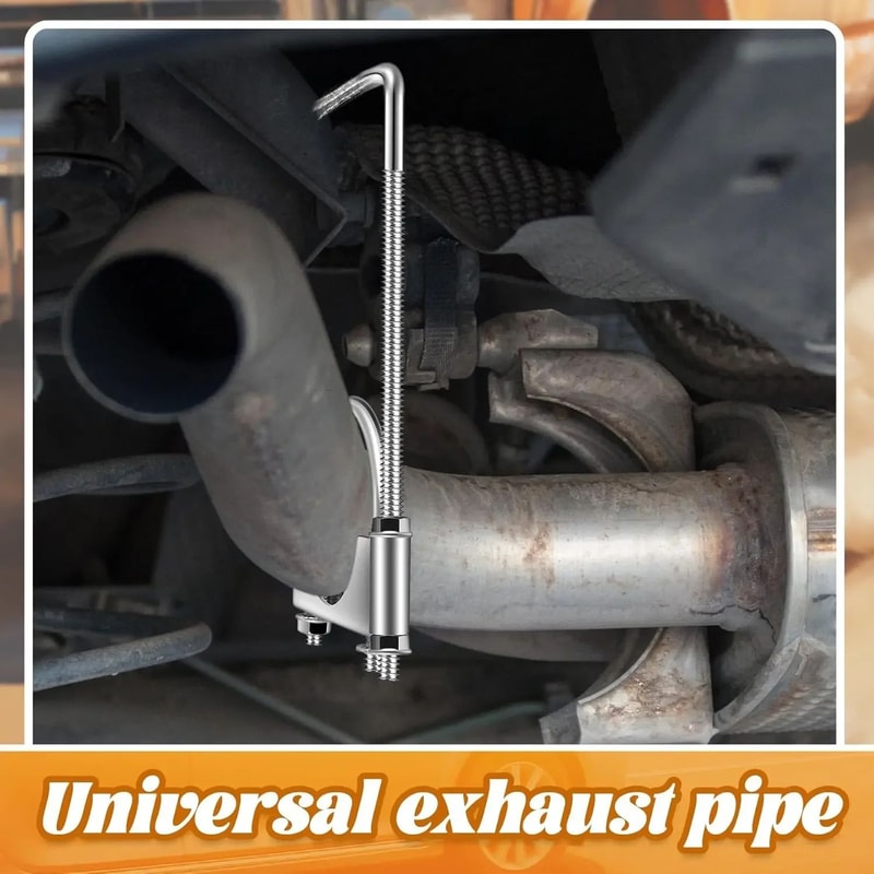 HeavyDuty 25 Inch Exhaust Clamp With Hanger For Secure Muffler Support 4