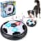 UFO Hover Ball Interactive Dog Toy With LED Lights Music For Indoor Play 0