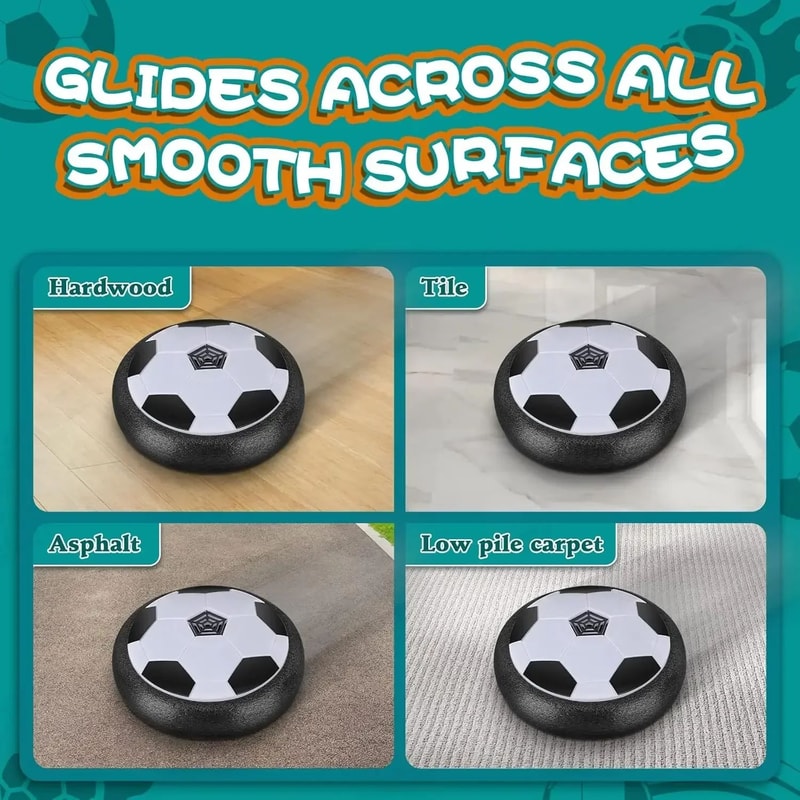 UFO Hover Ball Interactive Dog Toy With LED Lights Music For Indoor Play 4