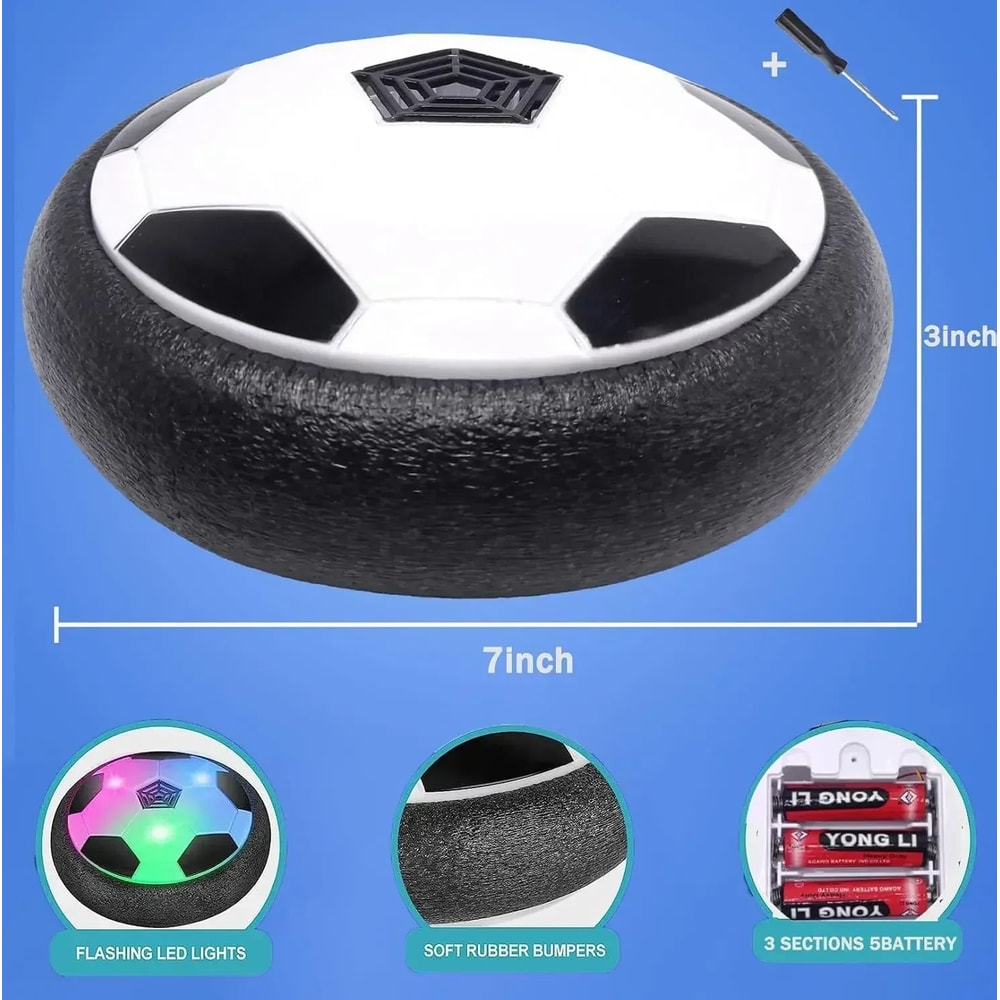 UFO Hover Ball Interactive Dog Toy With LED Lights Music For Indoor Play 5