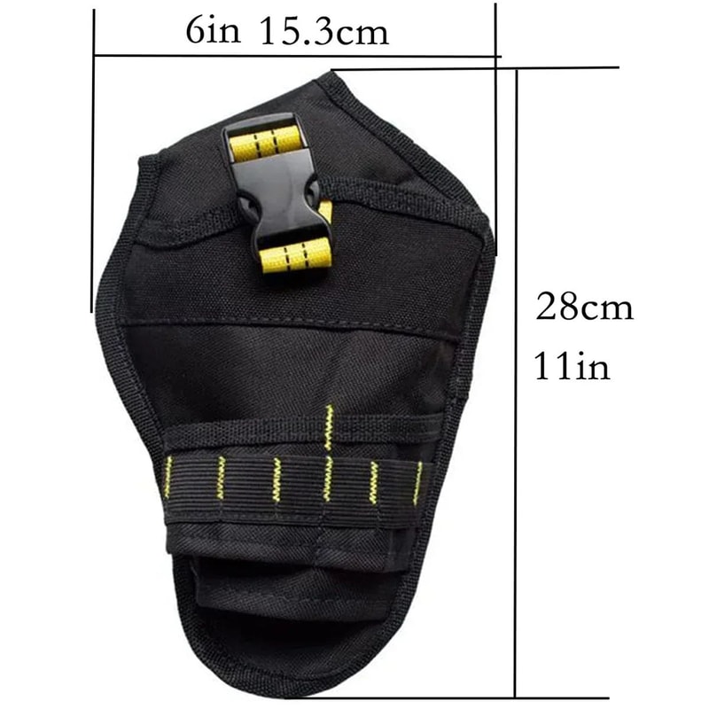 HeavyDuty Power Tool Holster For Cordless Drills With Metal Belt Clip 5