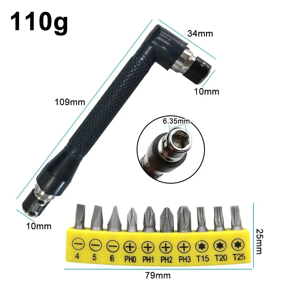 Premium 10Piece LShaped Hex Screwdriver Set With 14 90Degree Screwdriver Design HeavyDuty Magnetic 6