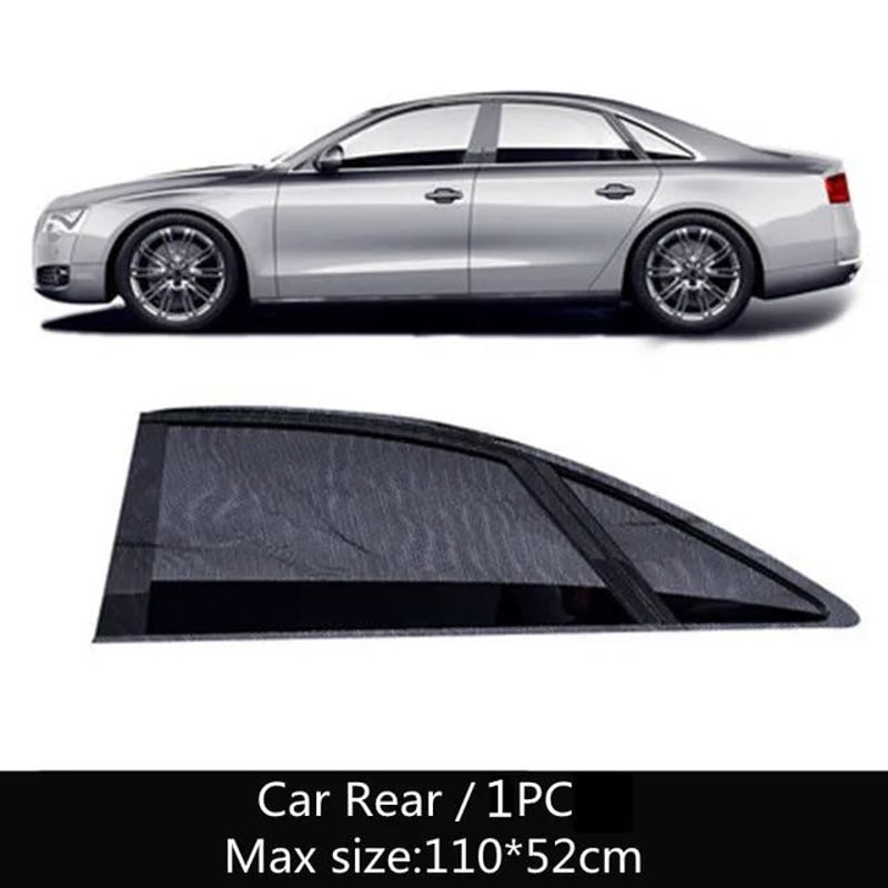 Universal Car Sun Shade Mesh Curtain UV Protection Mosquito Net For Side Windows 7