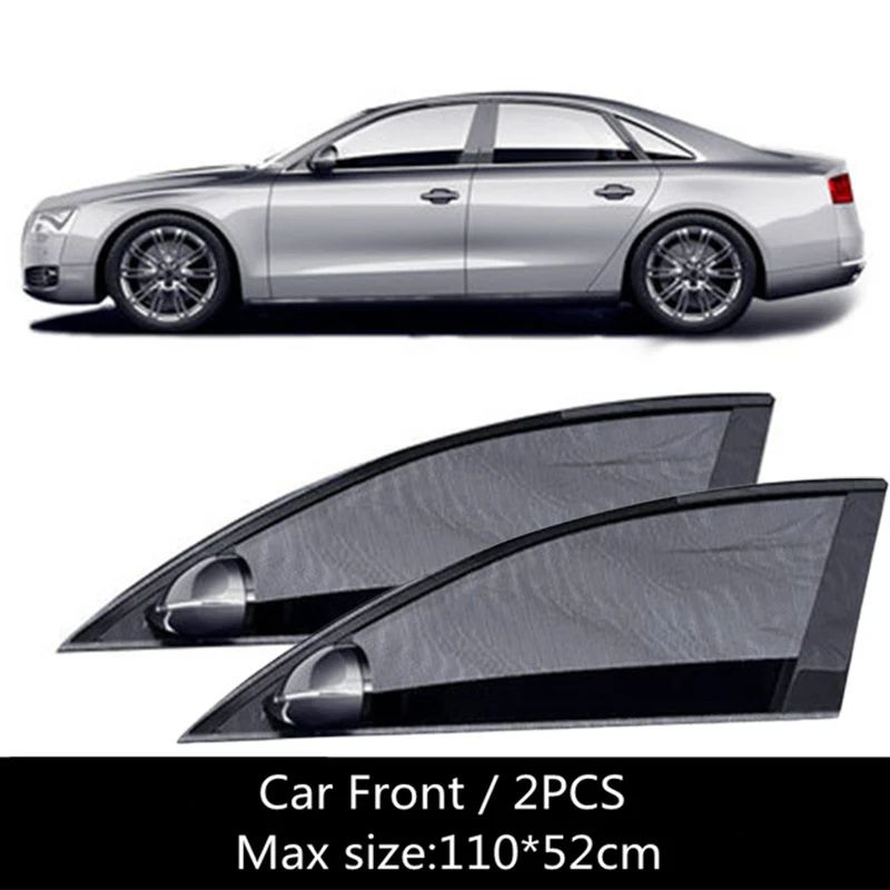 Universal Car Sun Shade Mesh Curtain UV Protection Mosquito Net For Side Windows 10
