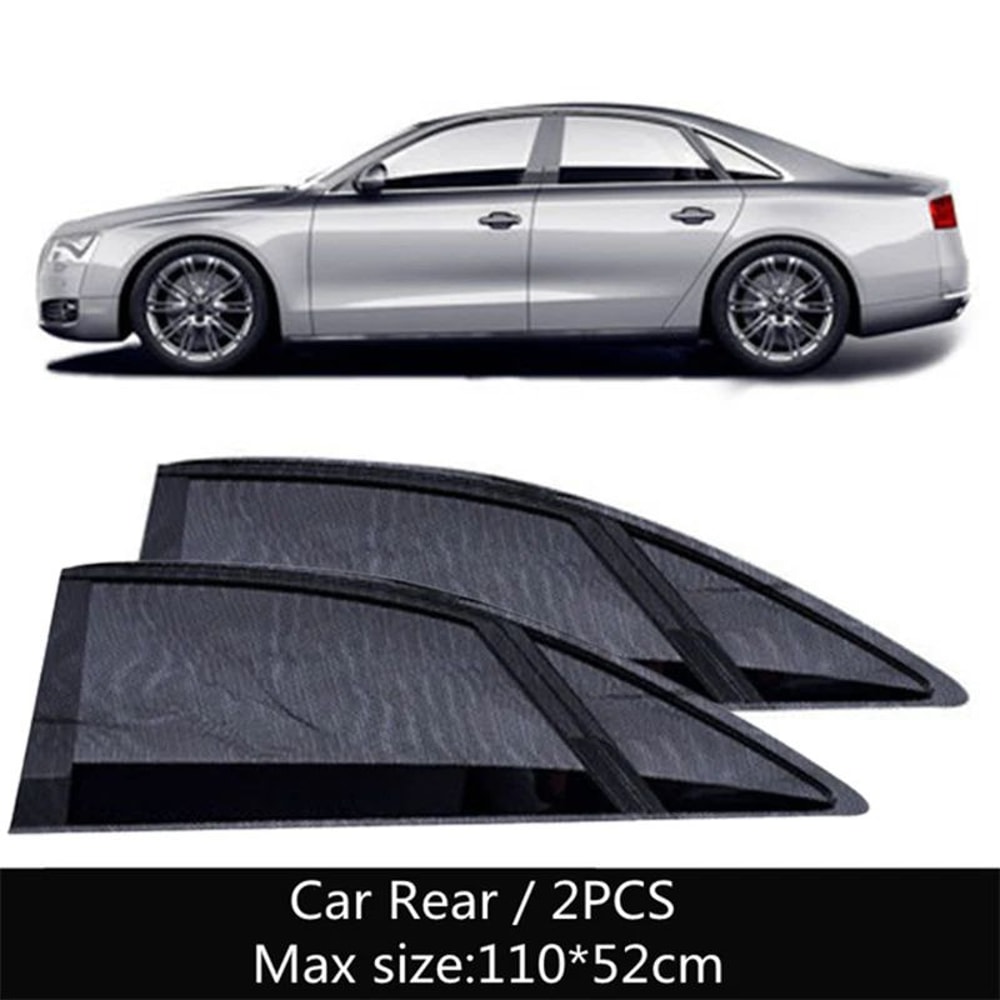 Universal Car Sun Shade Mesh Curtain UV Protection Mosquito Net For Side Windows 11