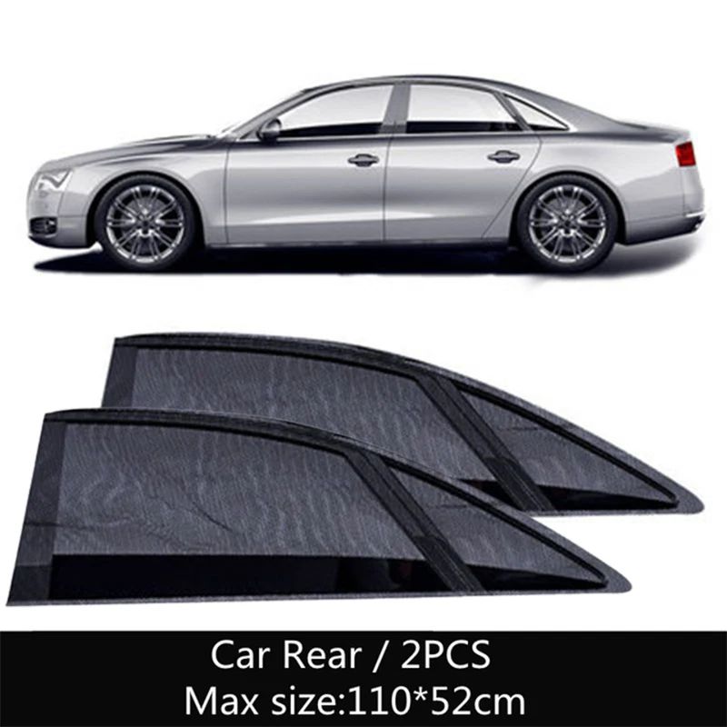 Universal Car Sun Shade Mesh Curtain UV Protection Mosquito Net For Side Windows 11