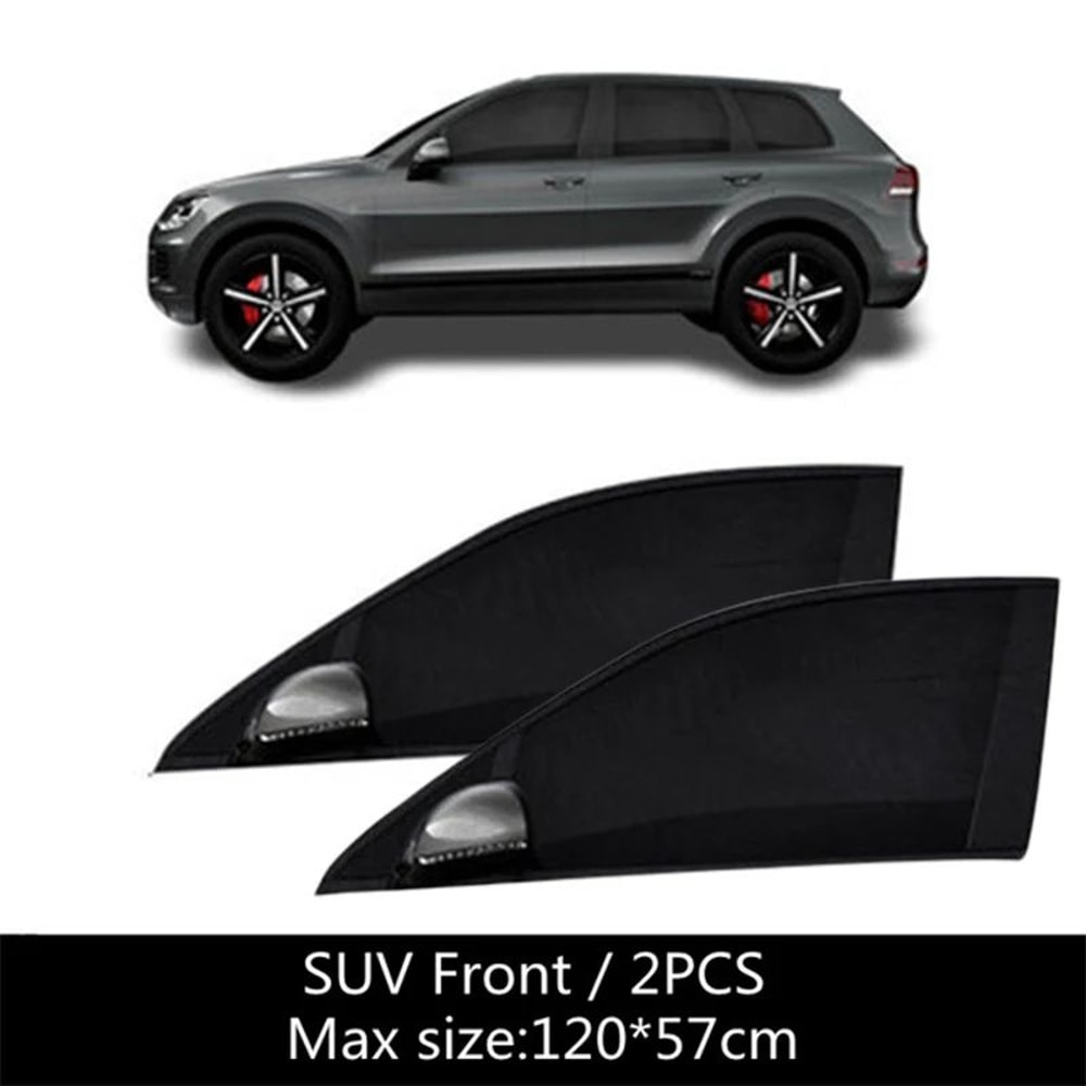 Universal Car Sun Shade Mesh Curtain UV Protection Mosquito Net For Side Windows 12