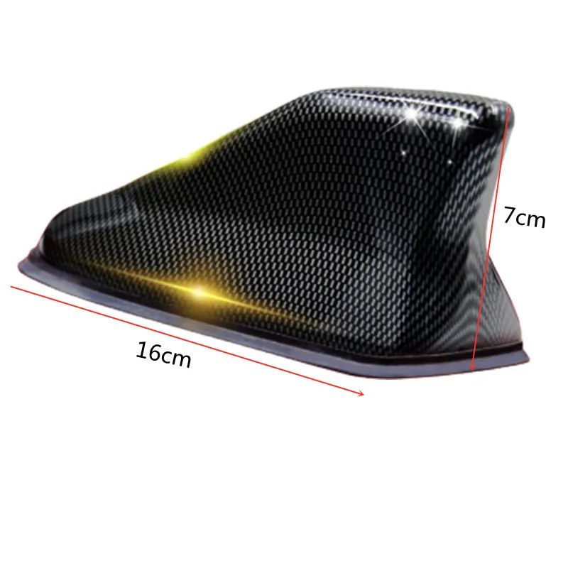 Universal Carbon Fiber Shark Fin Car Antenna With Signal Amplifier 15