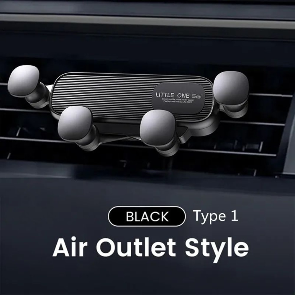 Universal Gravity Car Phone Mount OneHand Air Vent Phone Holder For IPhone Samsung 4