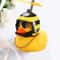 Helmeted Yellow Duck Bike Ornament Cute Bike Duck Accessory For Cycling Motorbike Decor 2