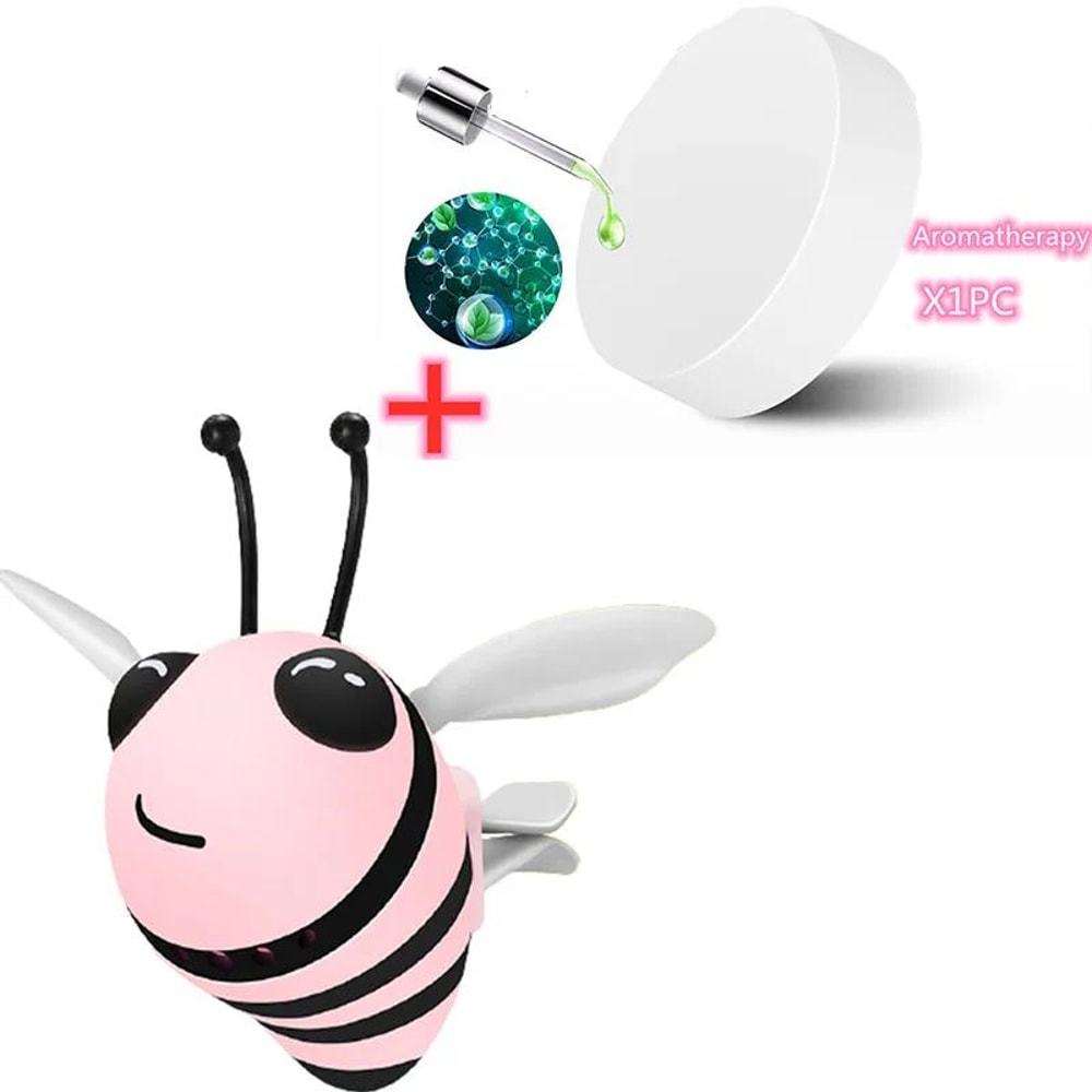 Bee Car Air Freshener Vent Clip Cute Auto Diffuser With LongLasting Fragrance 8