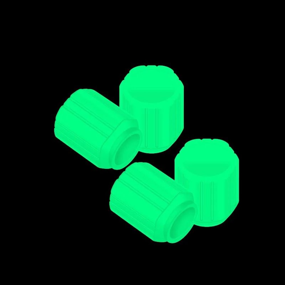 GlowRide Luminous Valve Caps For Cars Motorcycles Bikes 3