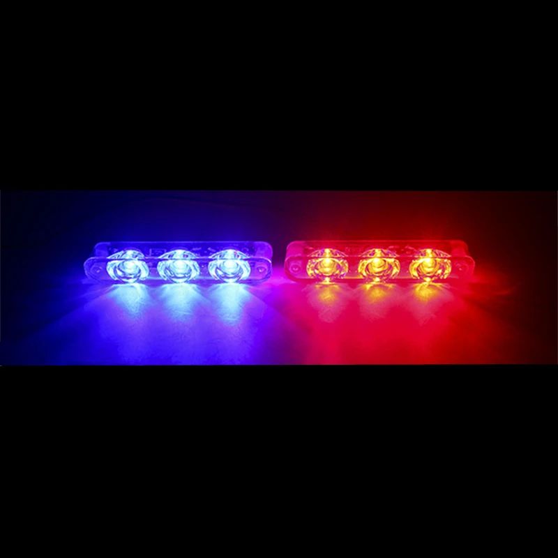 TriGuard LED Strobe Emergency Warning Light For Cars Motorcycles 6