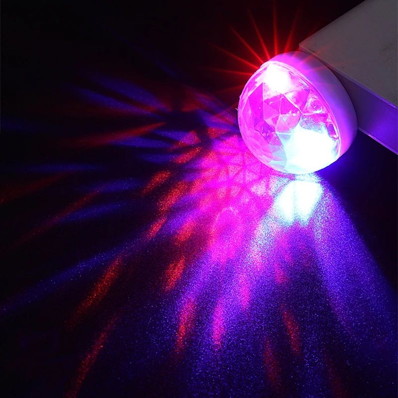 SoundActivated Car Ambient Light USB RGB DJ Mini 2