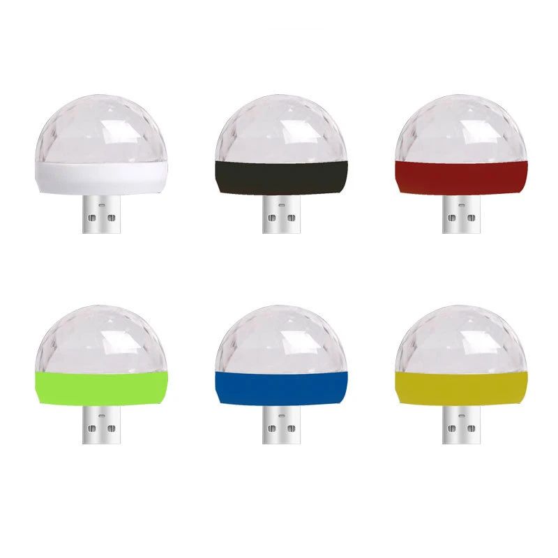 SoundActivated Car Ambient Light USB RGB DJ Mini 3